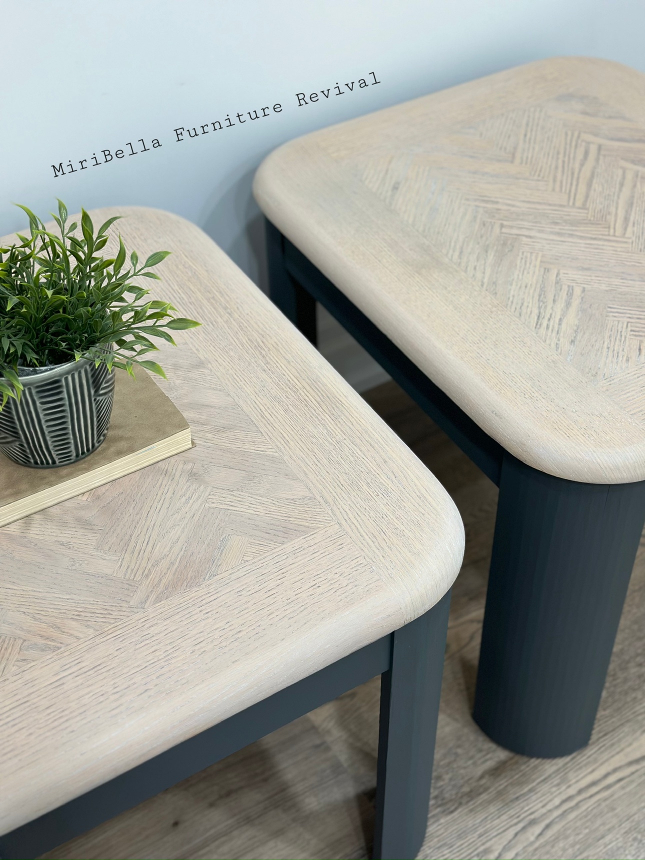 Refinished Vintage End/Side Tables - photo 2