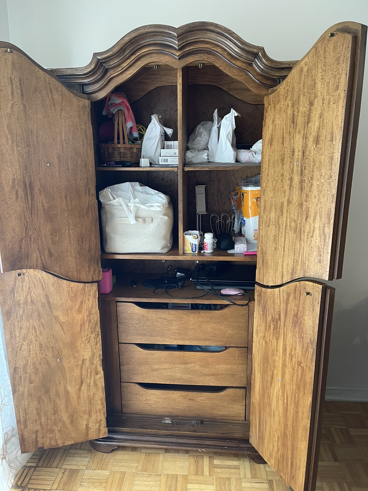 Antique long wardrobe - photo 2