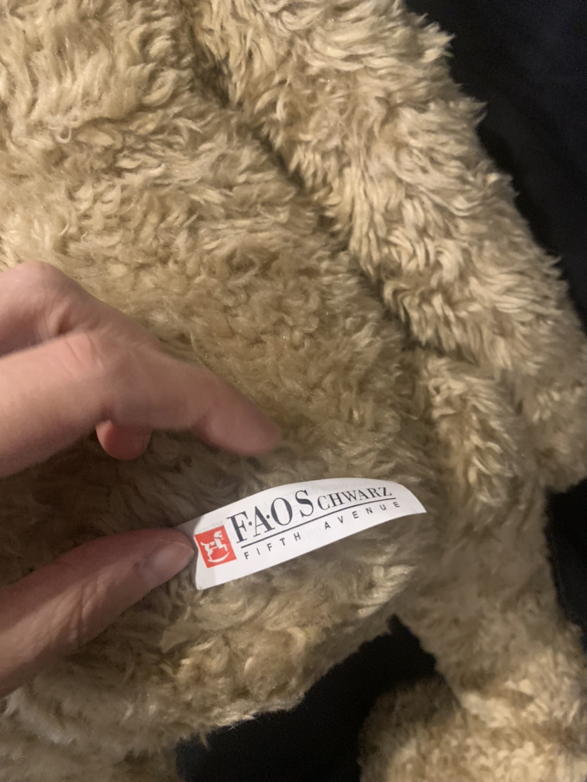 $20 FAO Schwarz 1999 plush 24” - photo 5