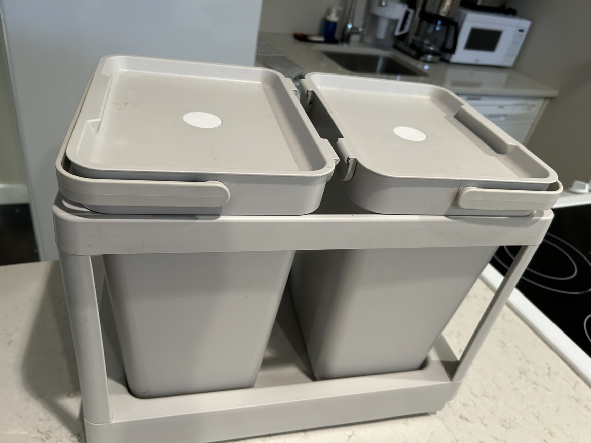 IKEA Hallbar trash can system
