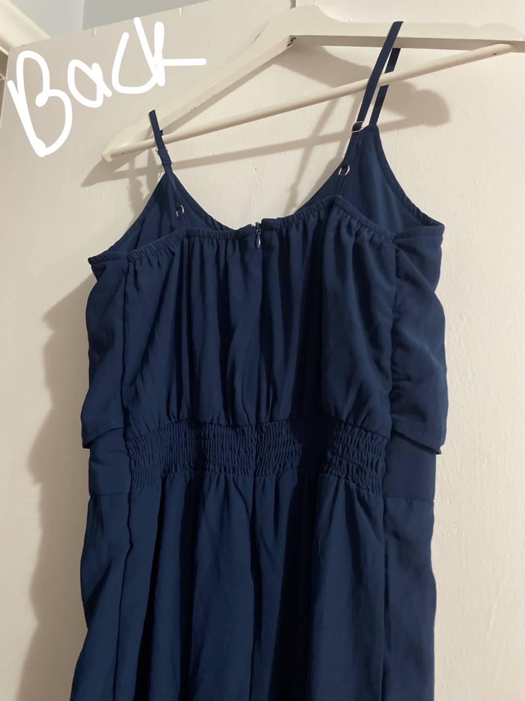 Blue jump suit with shrug image indicator(5)