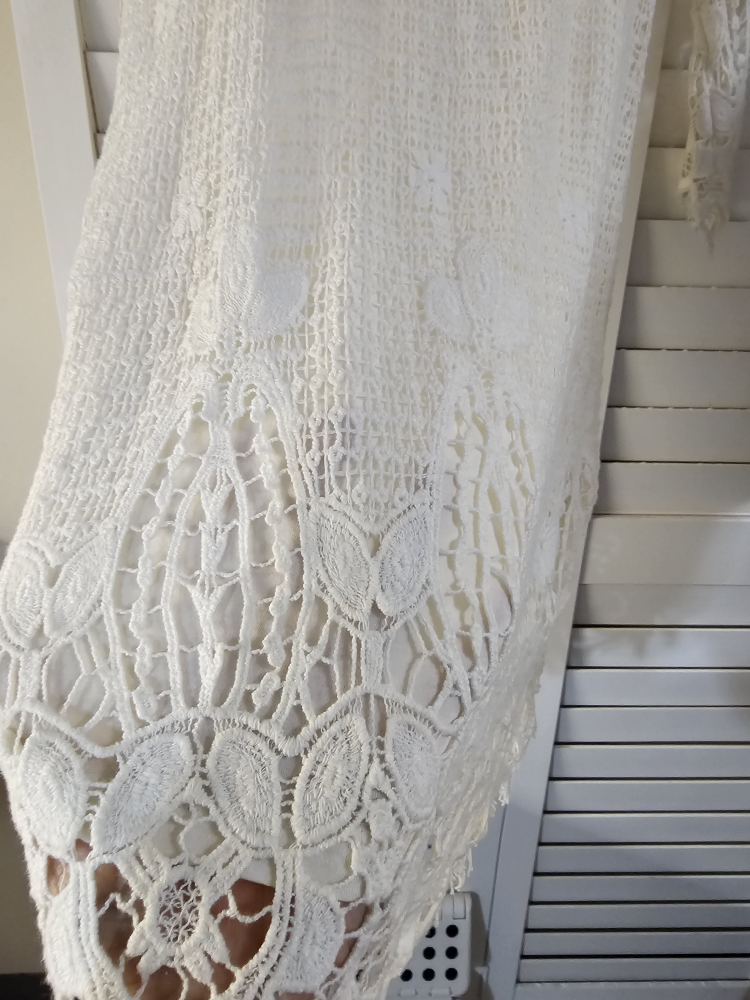 White Crochet dress - photo 4