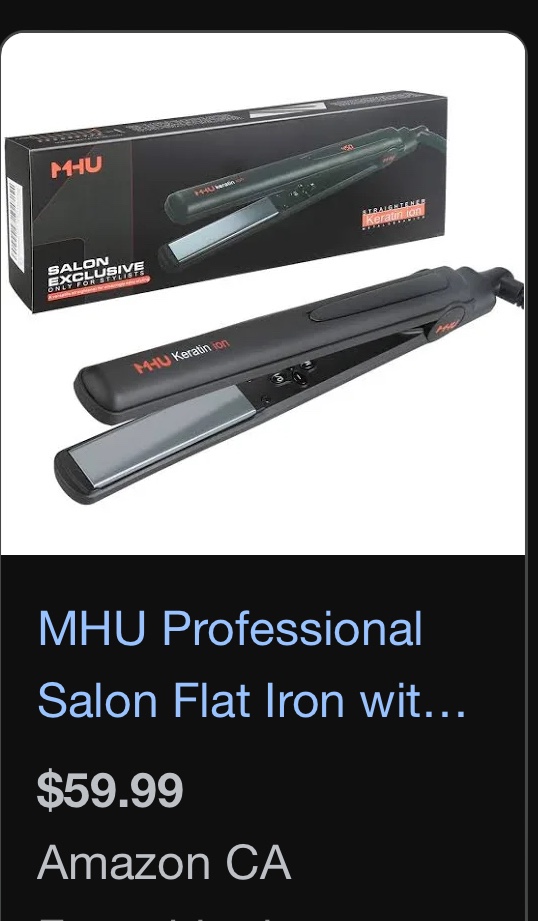 Flat Iron/ hair Straightener image indicator(2)