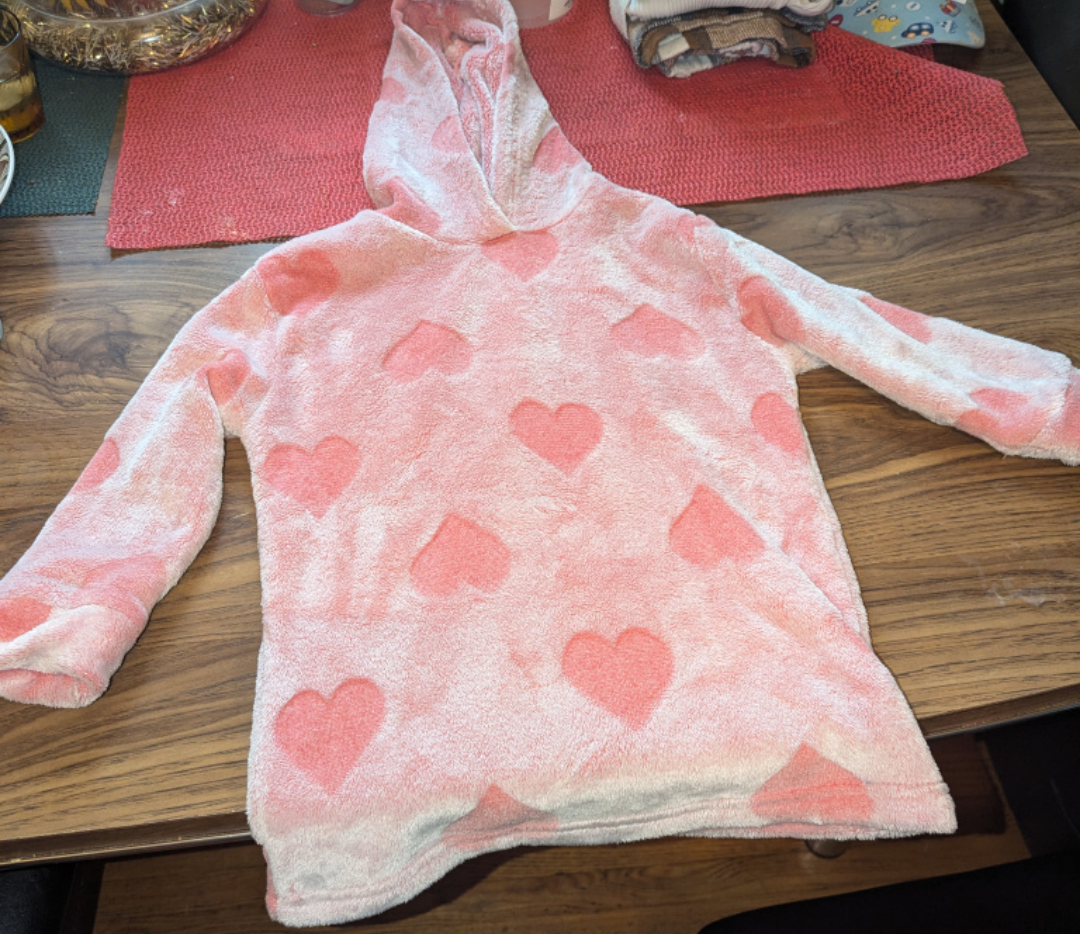 Pink Heart Hooded Sweater - photo 4