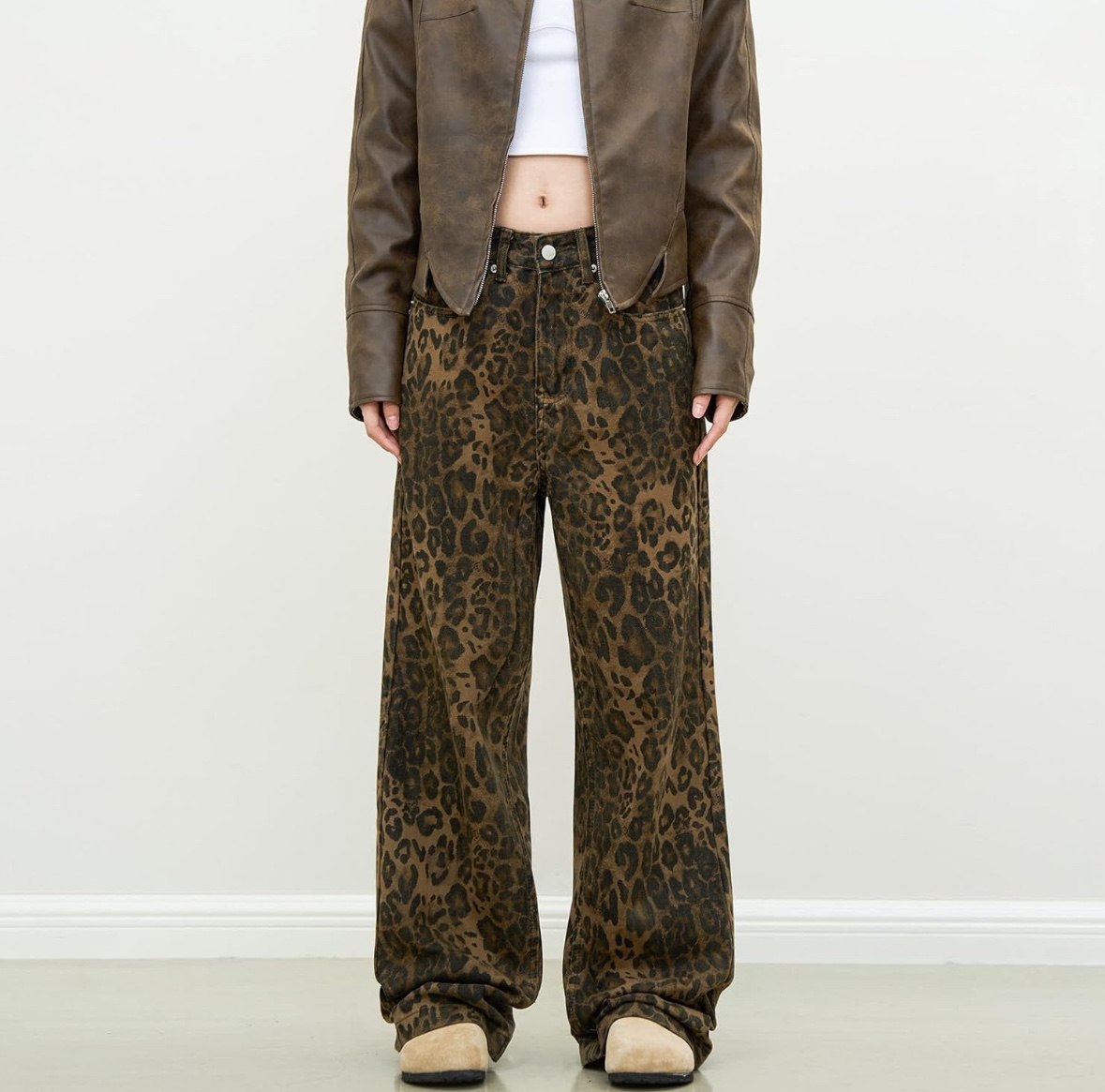 Leopard Jeans