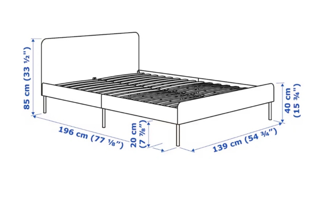 Bed Frame (dark grey) - photo 4