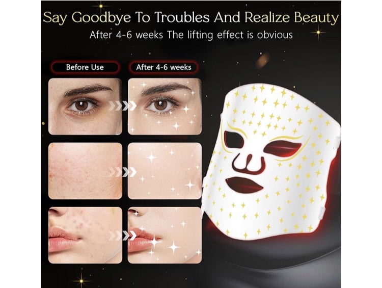 Brand new in box light therapy mask for anti aging skin image indicator(2)