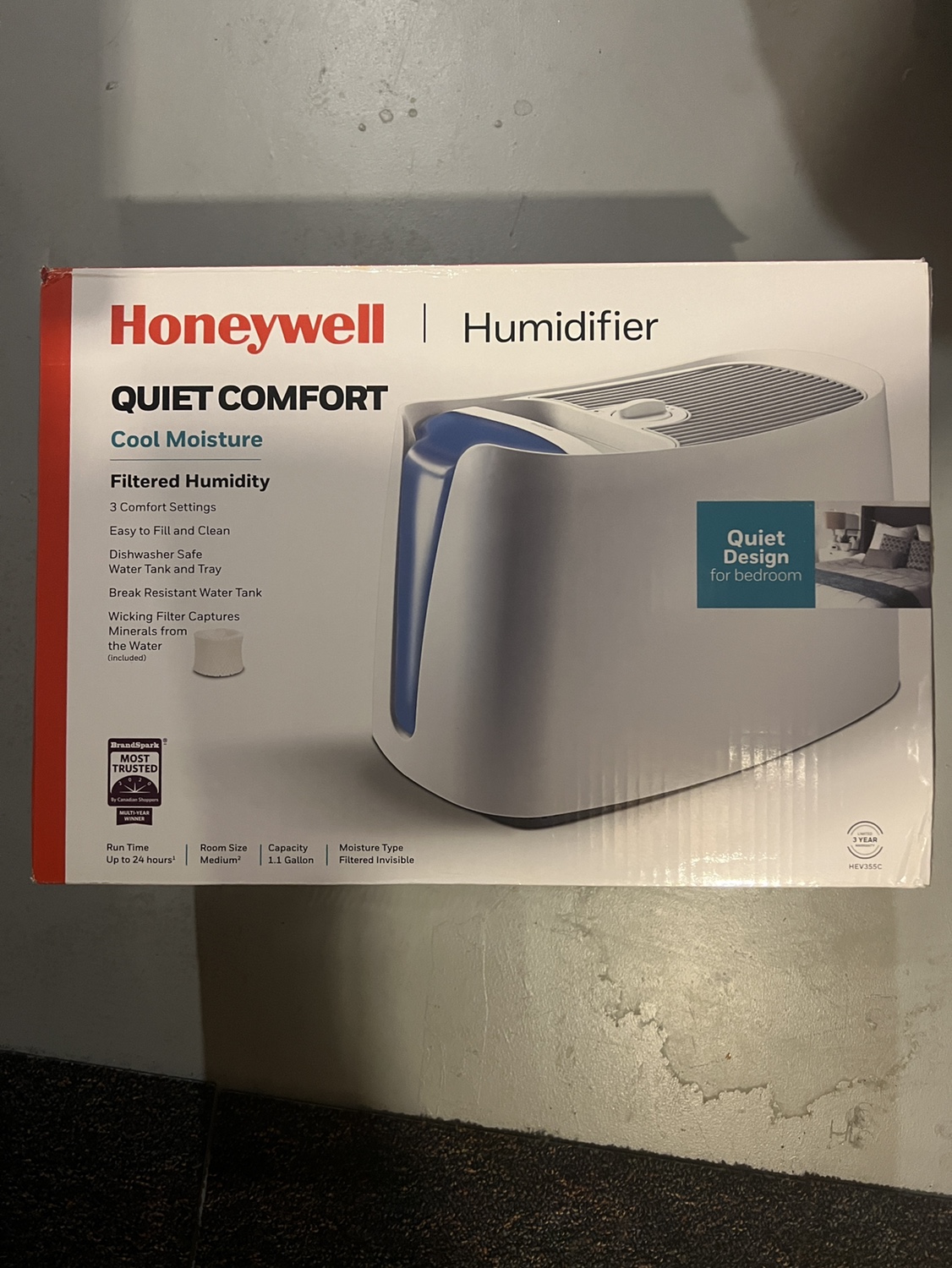 Honeywell Quiet Comfort Humidifier - photo 2
