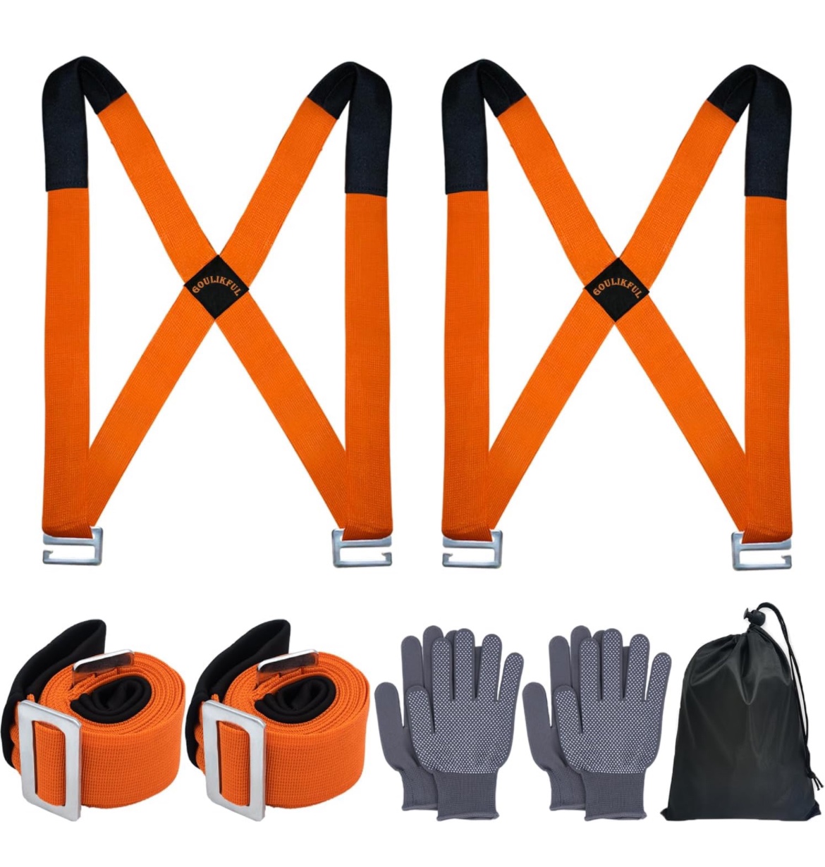 Moving Straps with Gloves