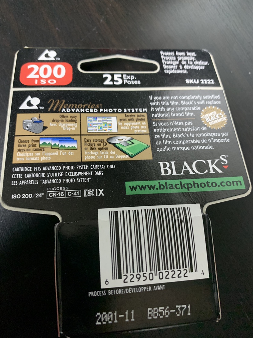 Blacks Photography Premium Color Film 200 ISO image indicator(2)