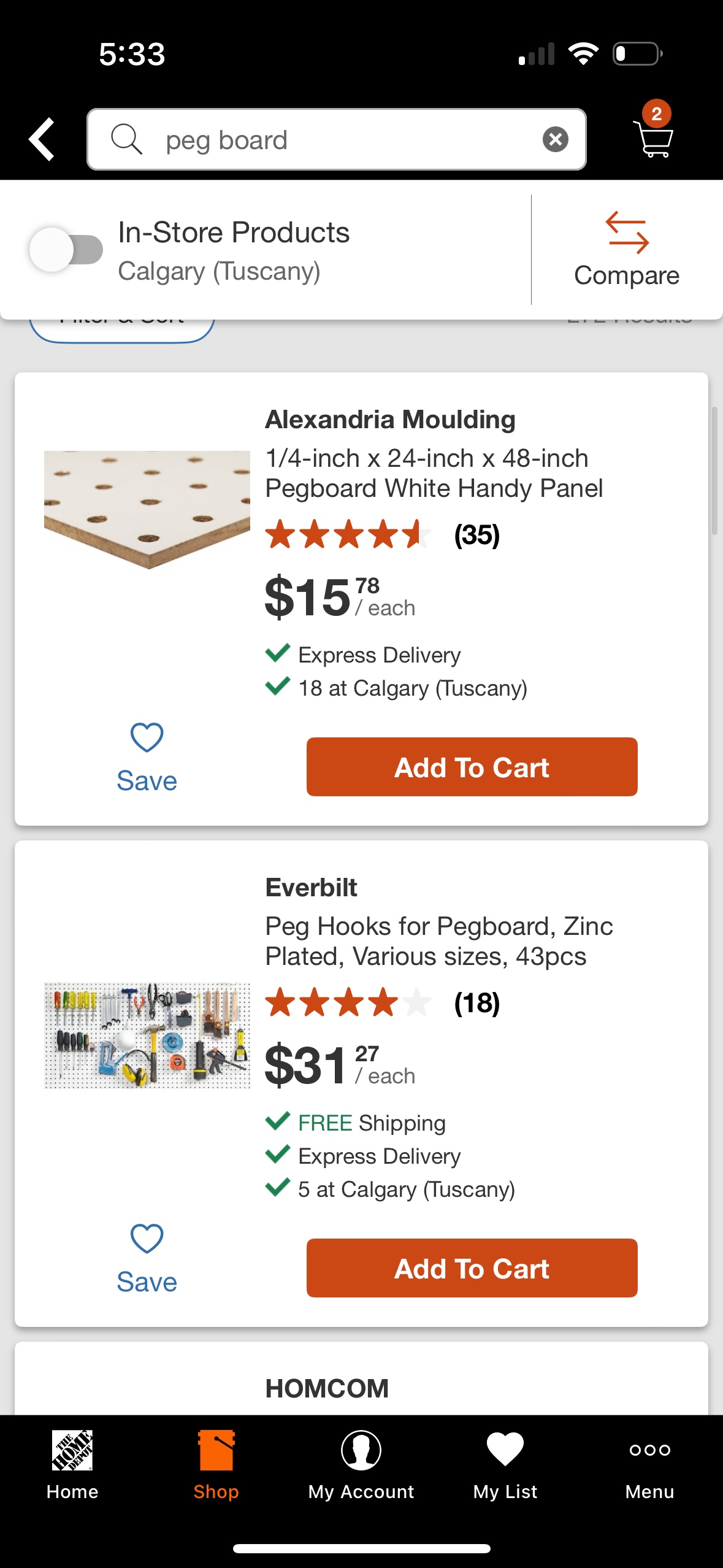 48”x24” Pegboard with Hooks & Accessories - photo 5
