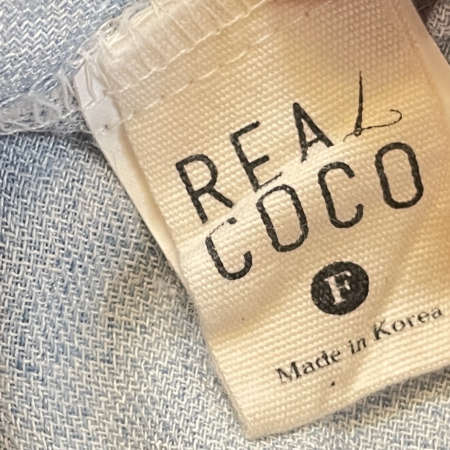 Korean Fashion Light Blue Linen Blend Blouse image indicator(3)