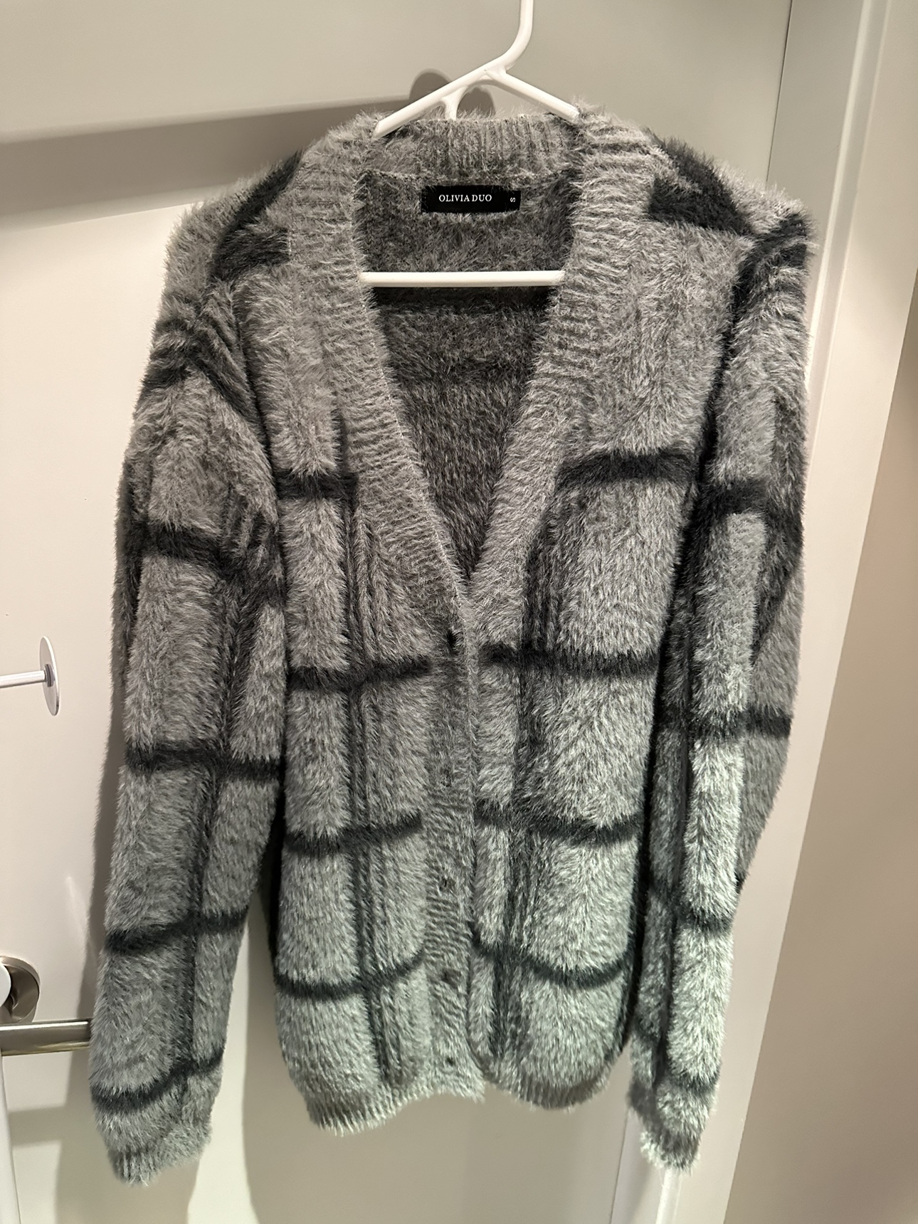 Grey & Black Cardigan