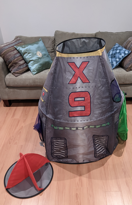 Playhut X-9 Rocket Play Tent/Fort image indicator(4)