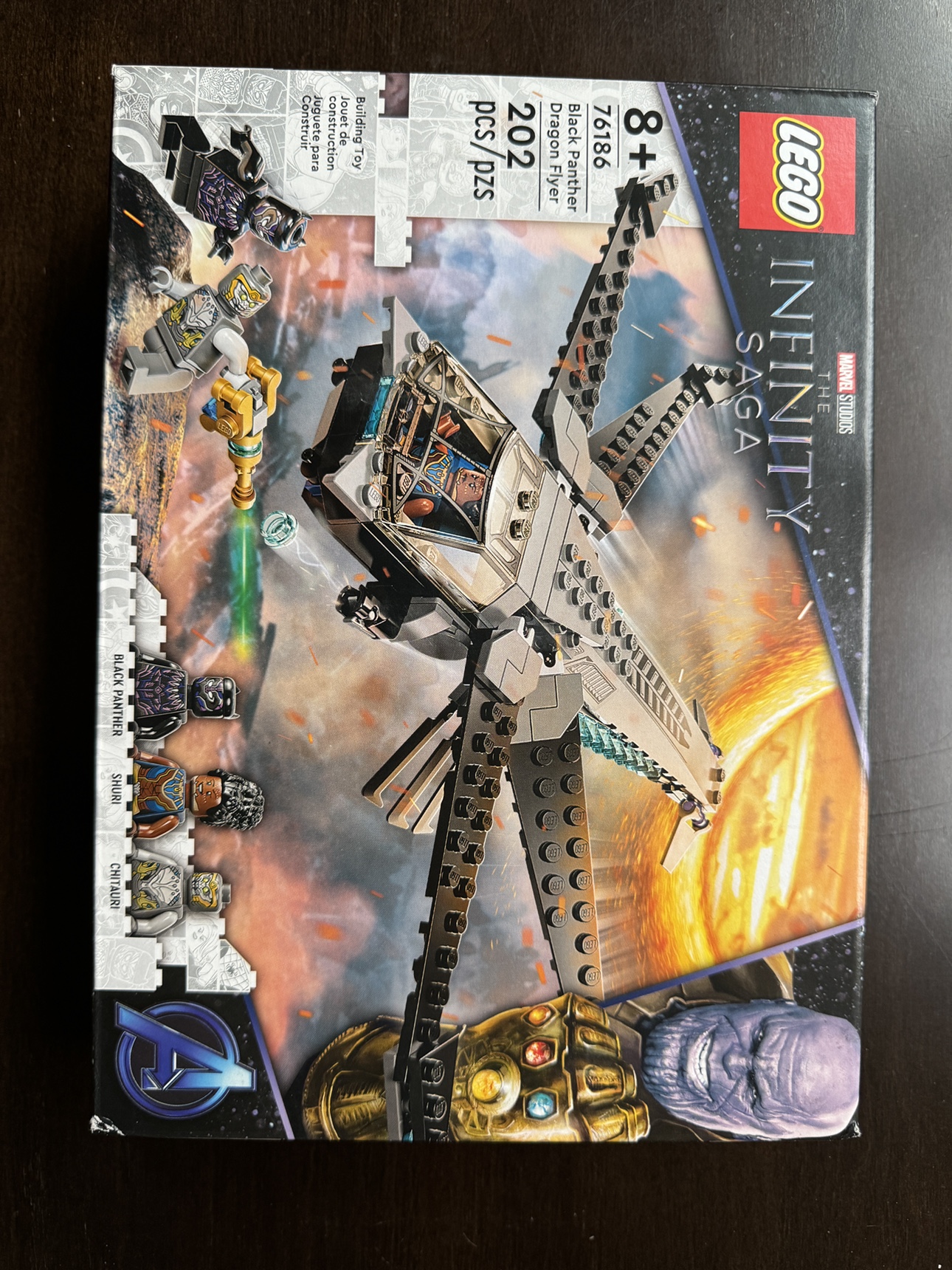 Lego Marvel Black Panther Dragon Flyer 76186 thumbnail