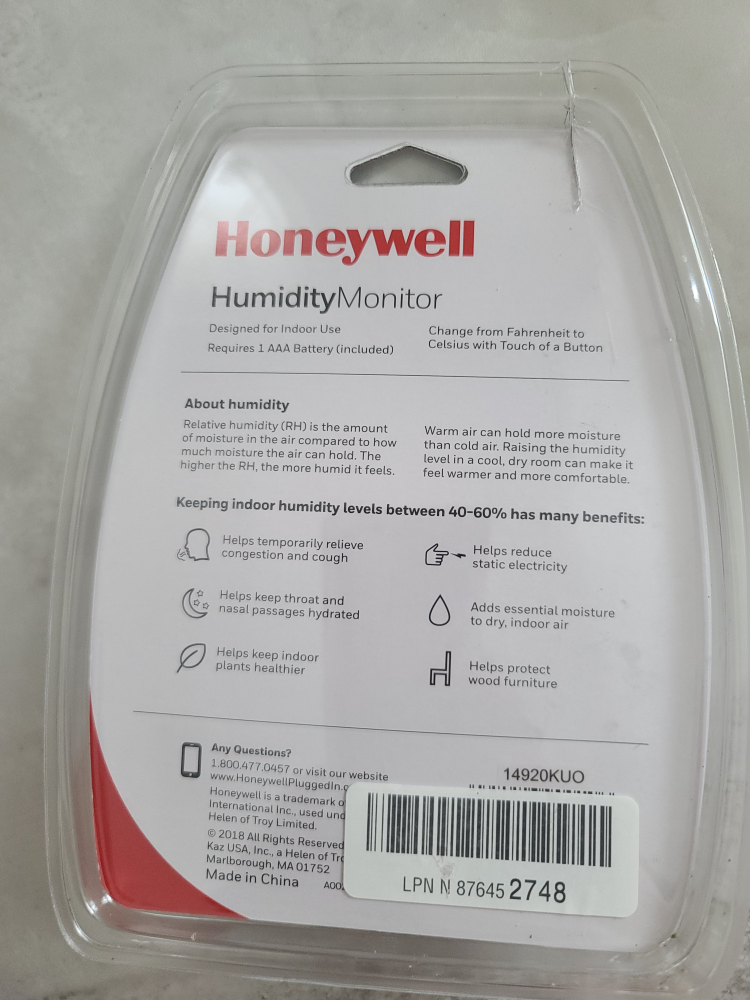 New Honeywell  humidity monitor#freelance image indicator(2)