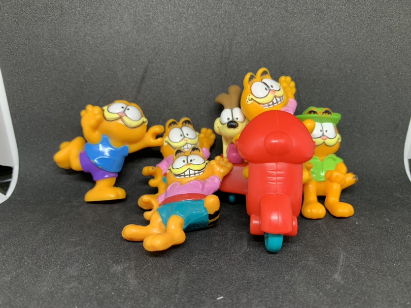Garfield Lot Vintage 1988 Toy Figures McDonalds Happy Meal thumbnail