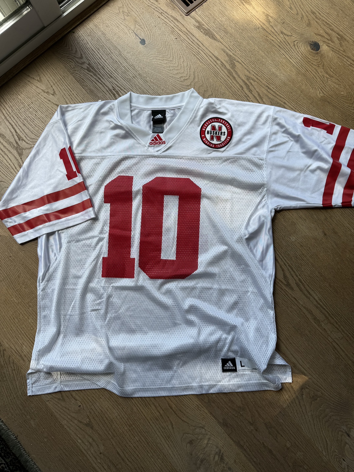 Vintage Nebraska Football jersey, size L