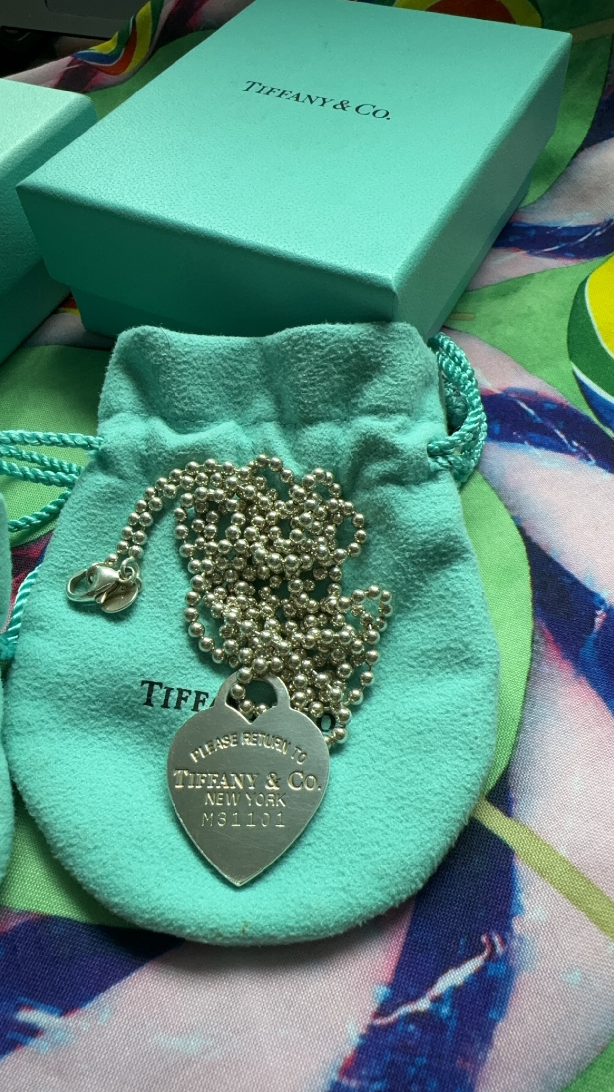 Tiffany and Co Heart Tag Necklace image indicator(3)