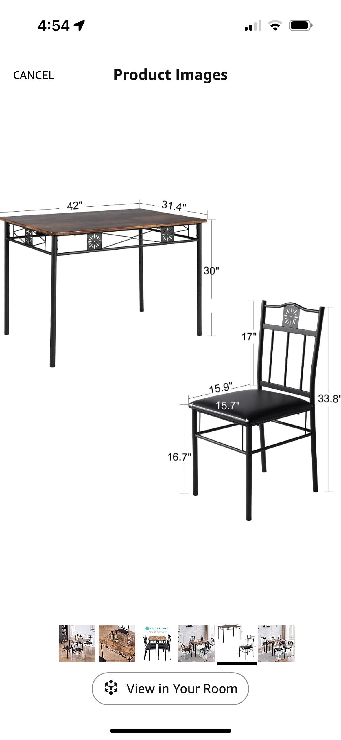 Table and Chairs - photo 5
