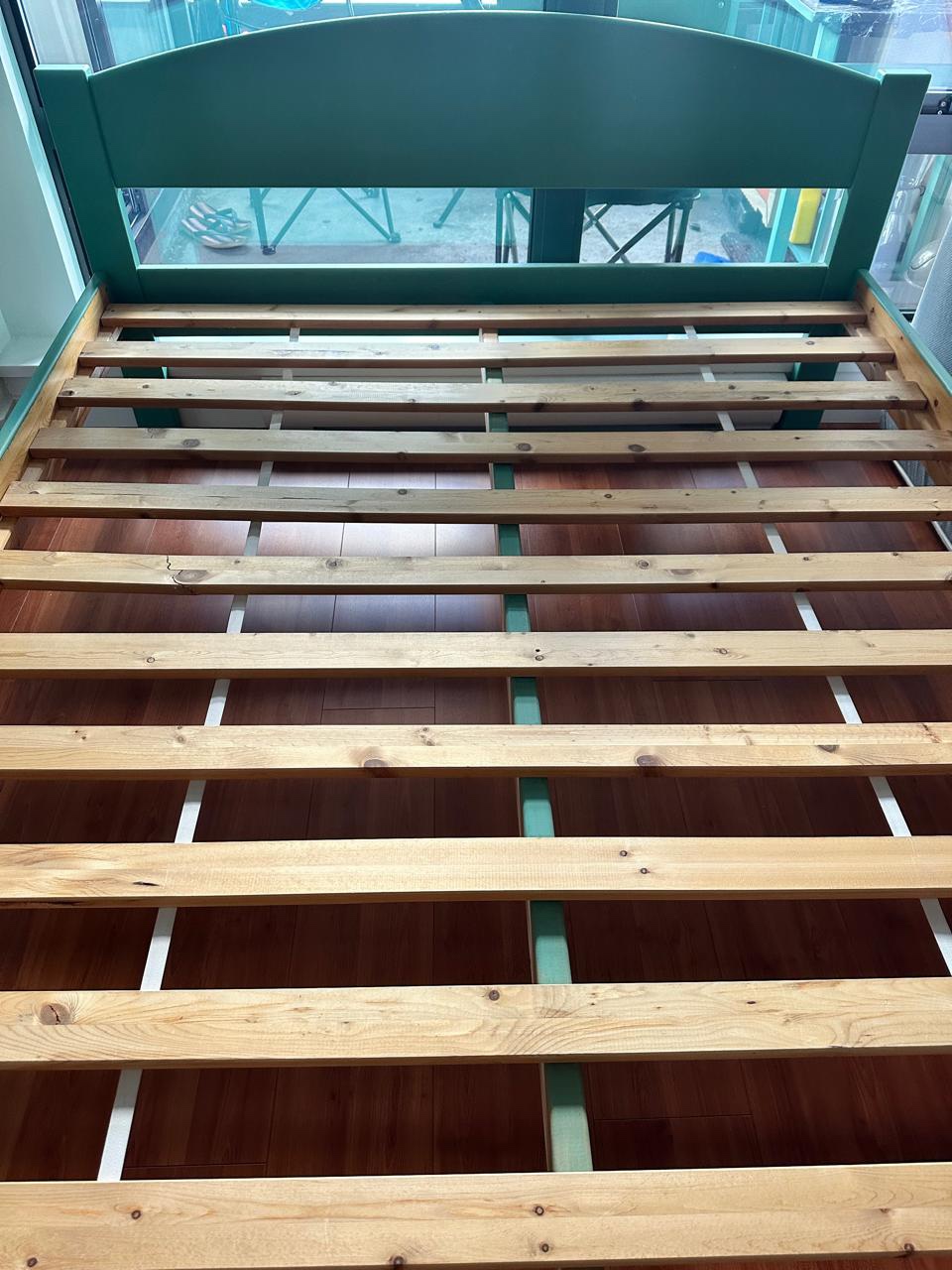 Queen Size Bed Frame with cabinets