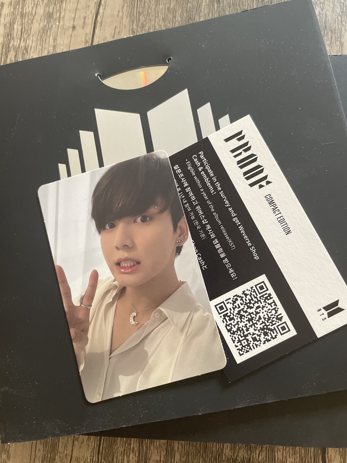 Bts bulletproof cd album thumbnail