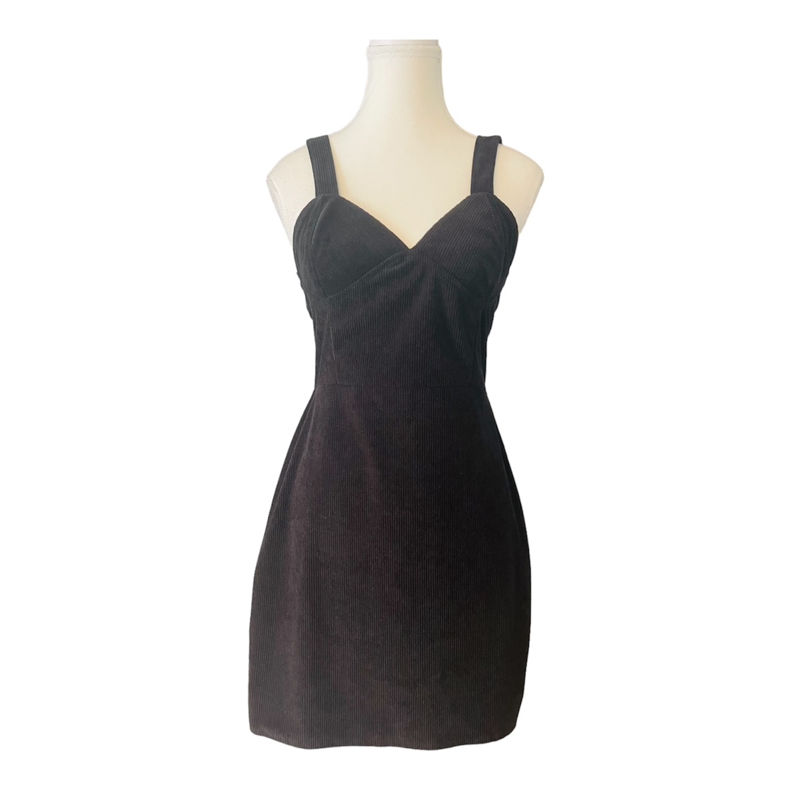 Black Corduroy Dress