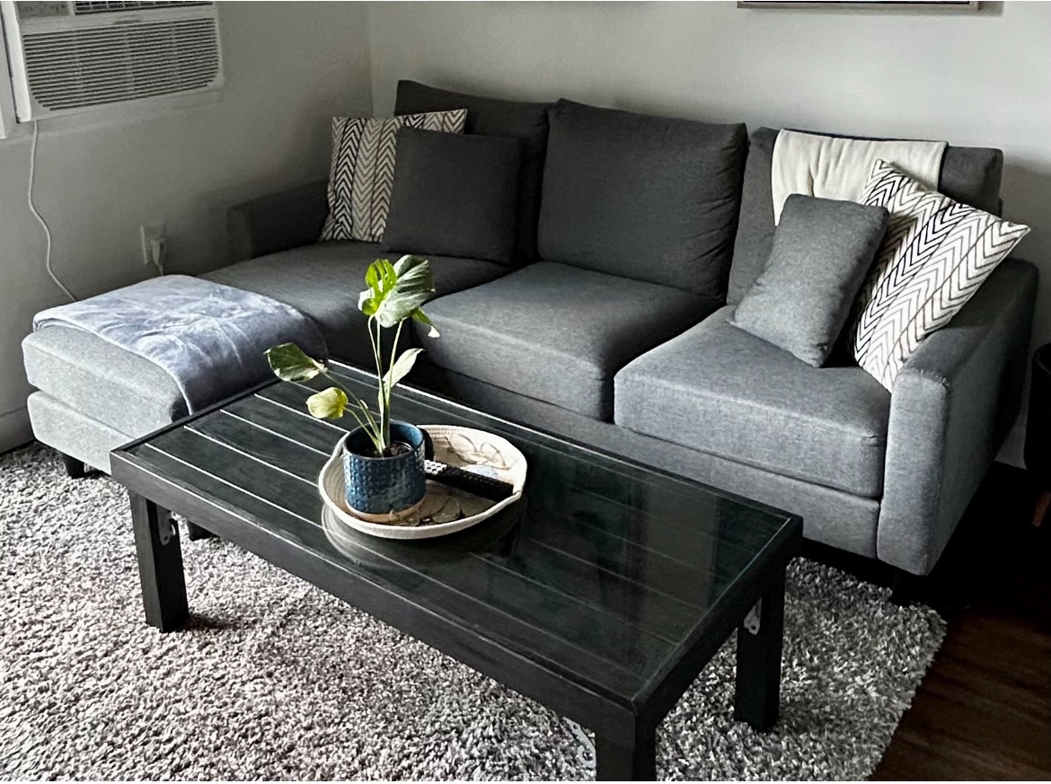 Sectional Couch with Reversible chaise