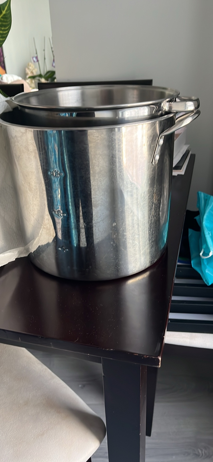 Stainless Steel Stock Pot with Steamer Insert thumbnail