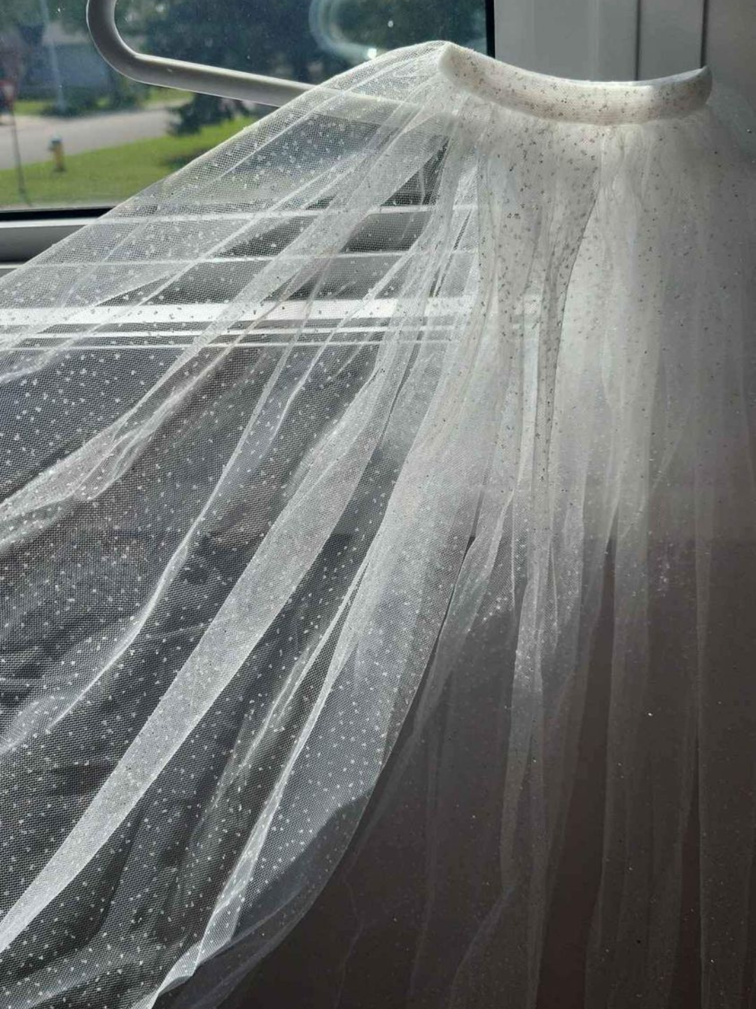 Glitter Wedding Veil - photo 2