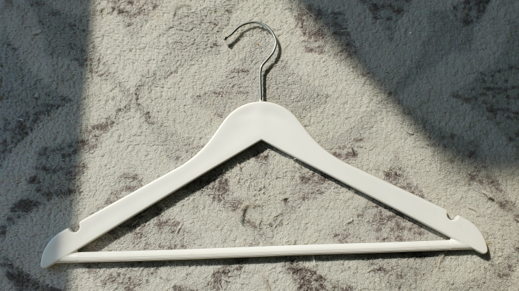 White Wooden Hangers