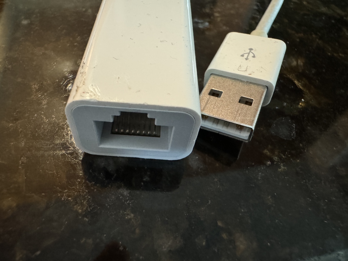 Apple USB to Ethernet Adapter (A1277) #freecycle - photo 2