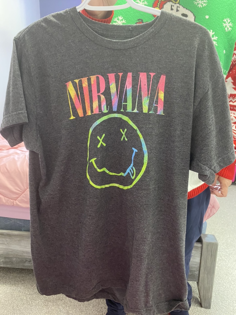Nirvana Dark Gray Shirt Size XL