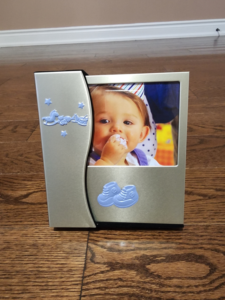 Baby picture frame with photo album inside *brand new* image indicator(2)
