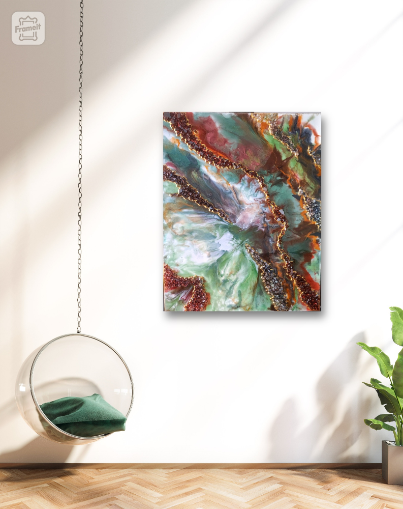 Resin Art Abstract Painting image indicator(4)