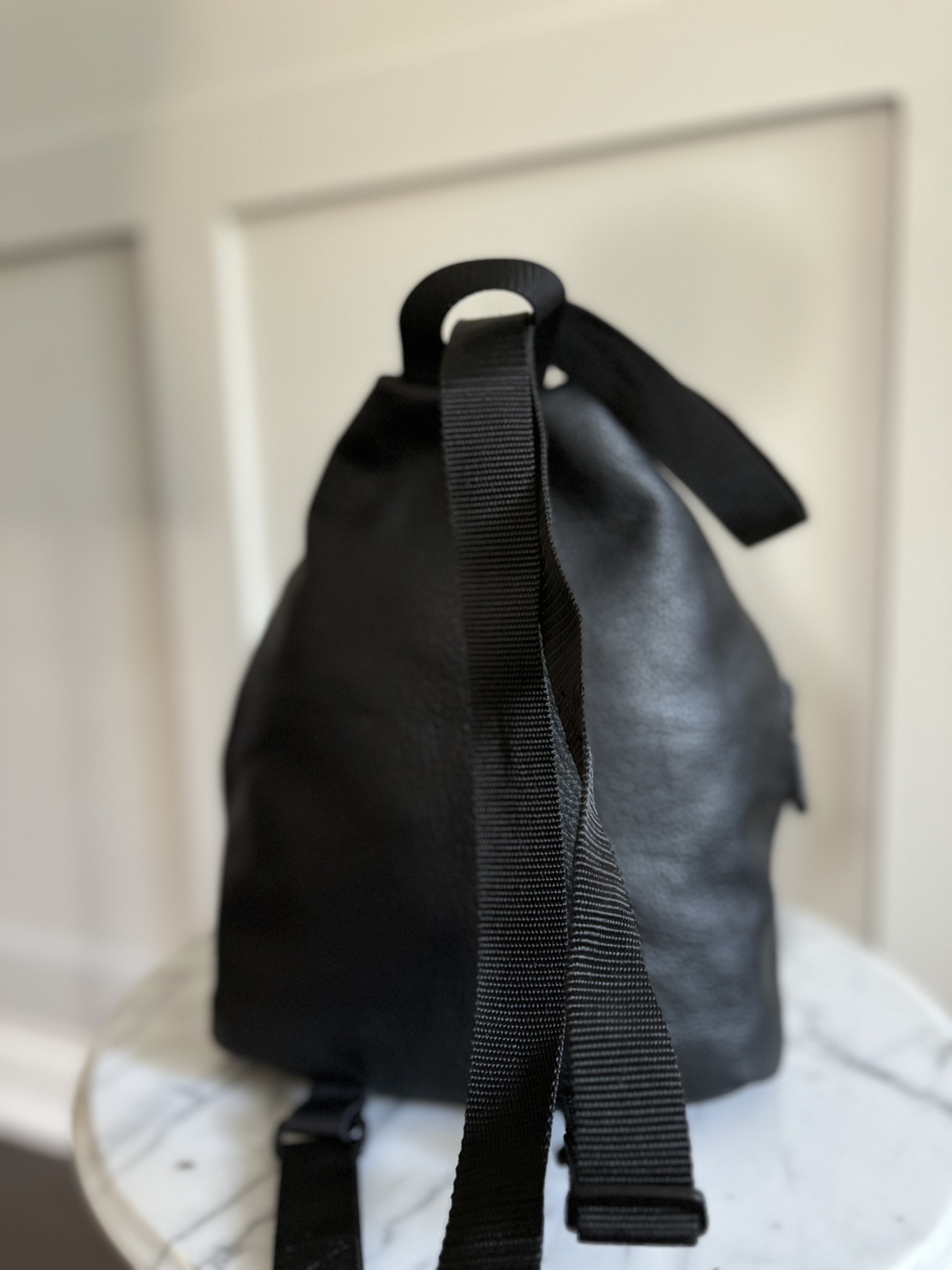 Gianni Versace Black Leather Backpack - photo 5