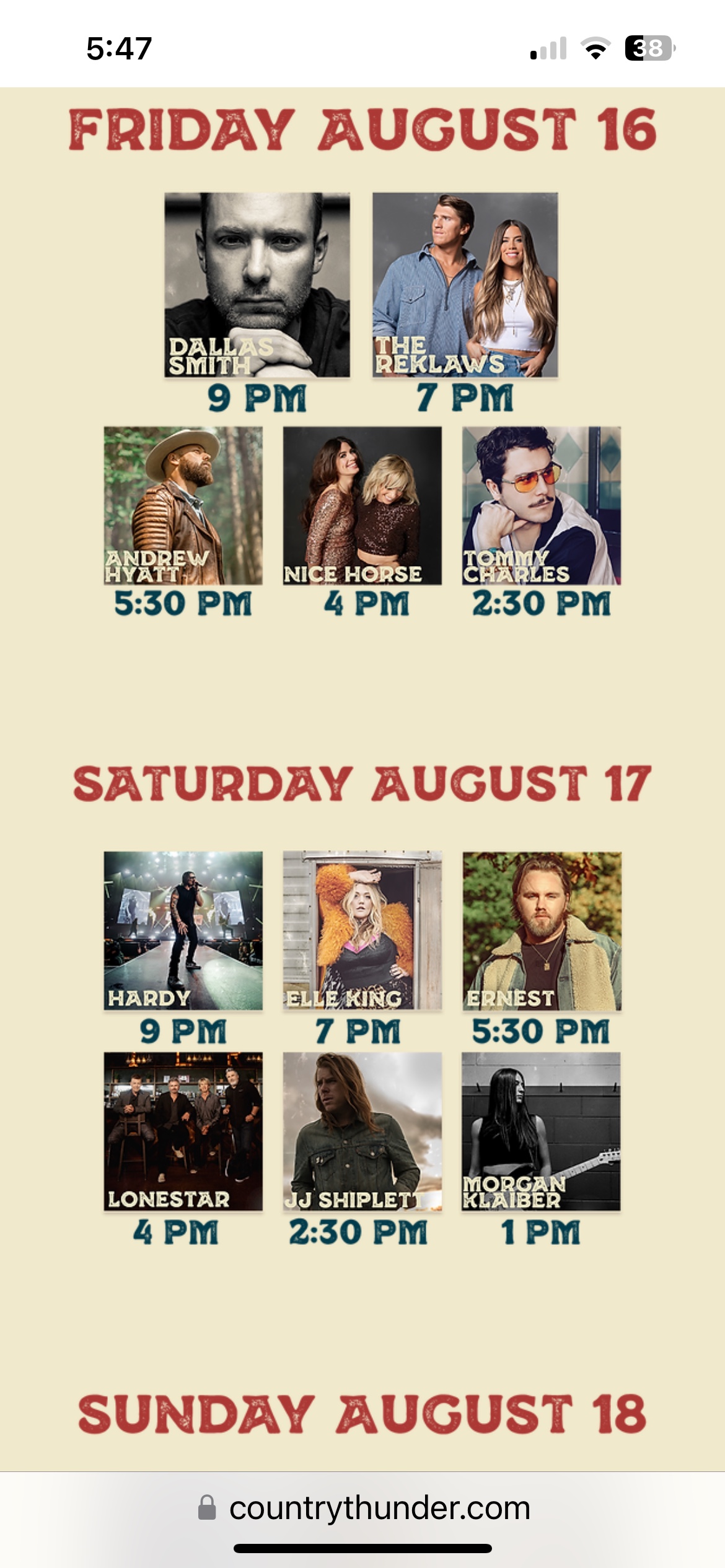 Country Thunder Alberta Weekend GA image indicator(3)