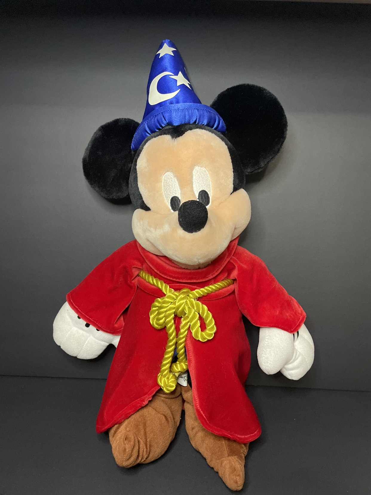 Mickey Mouse Sorcerer Plush 18” tall