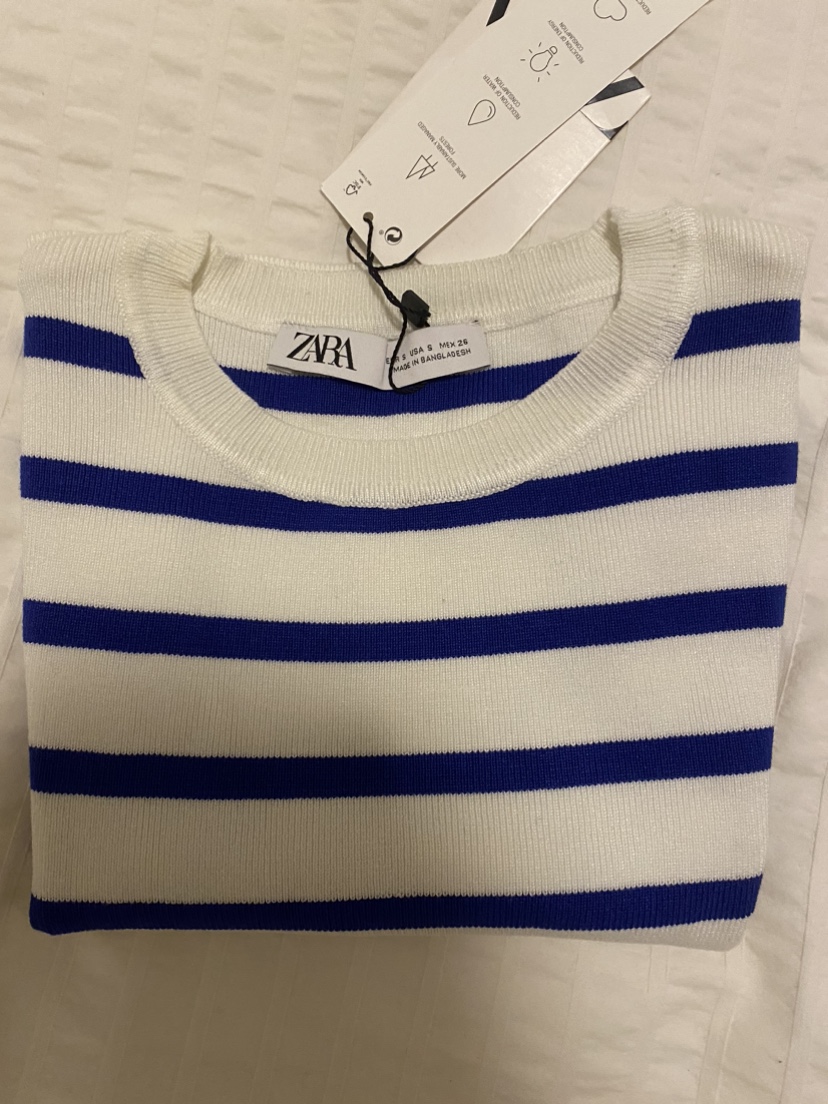 Zara Striped Knit Top - photo 2
