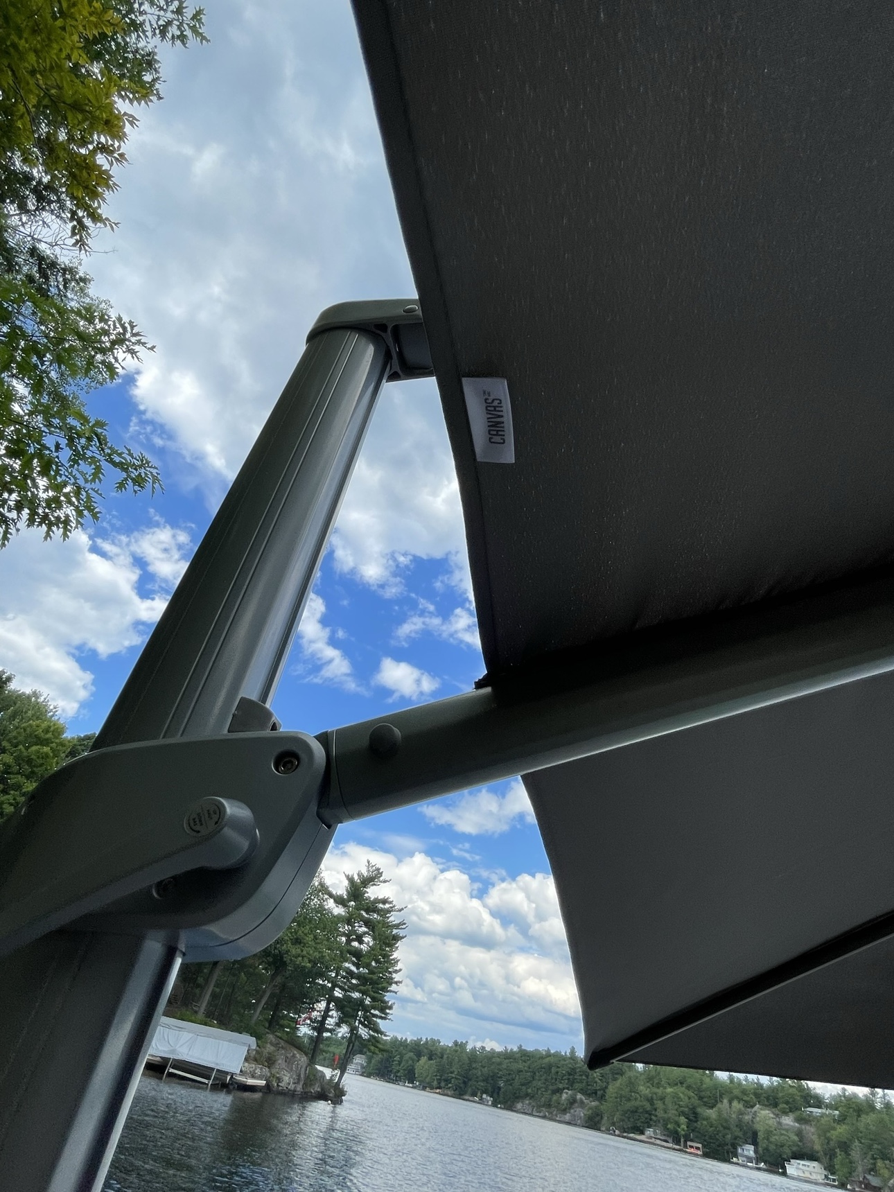 Outdoor Umbrella with Base - photo 4