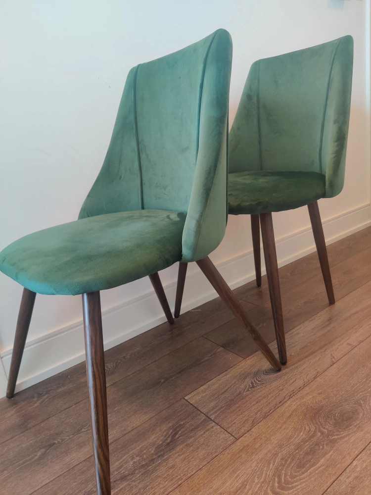 Structube Polly Velvet Dining Chairs Karrot