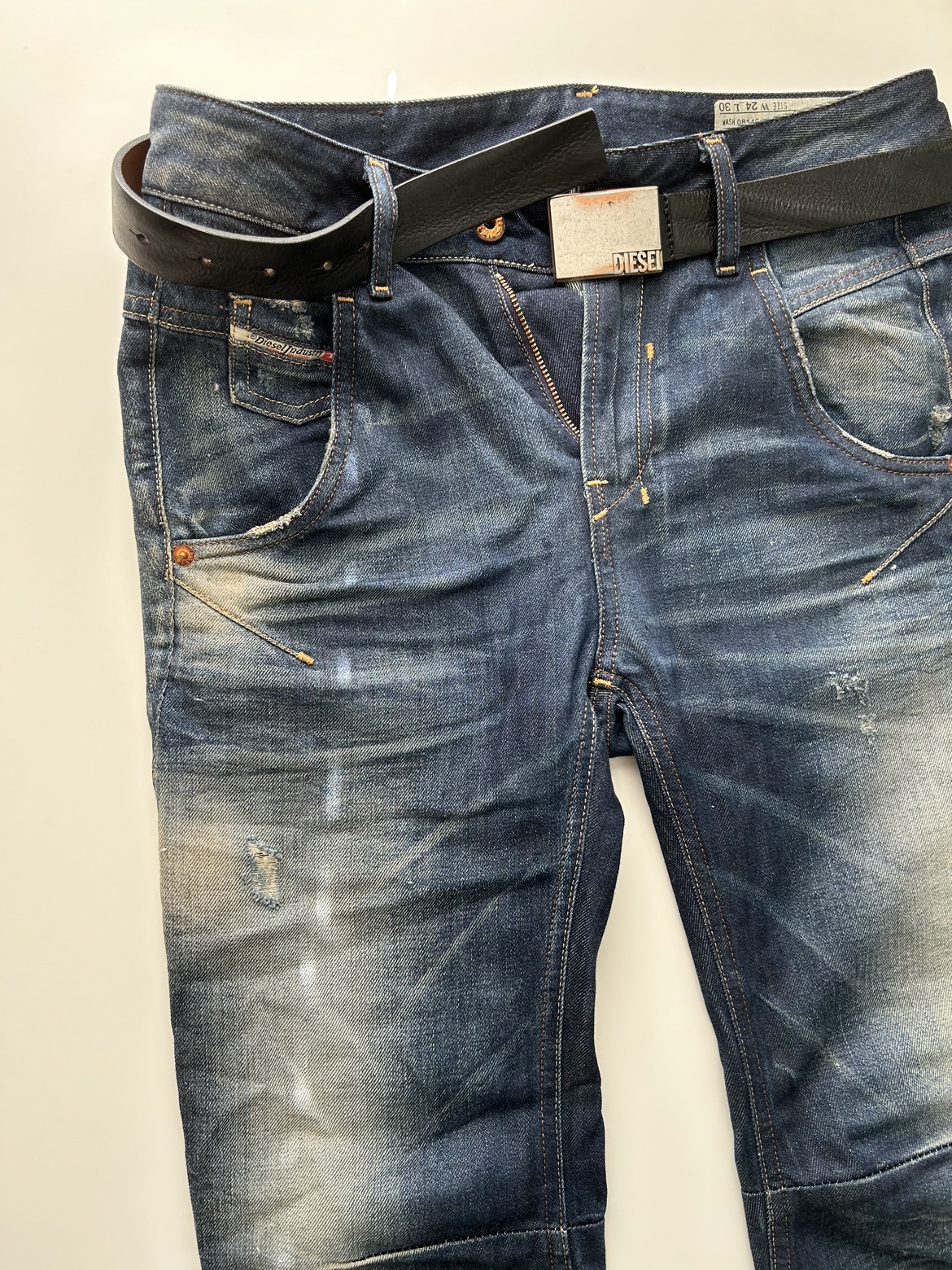 Diesel Jeans and Leather Belt image indicator(6)