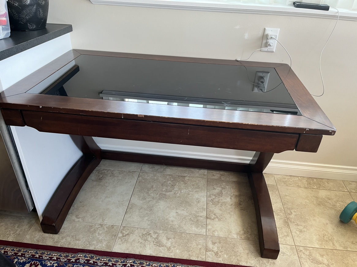 Glass Top Desk image indicator(6)