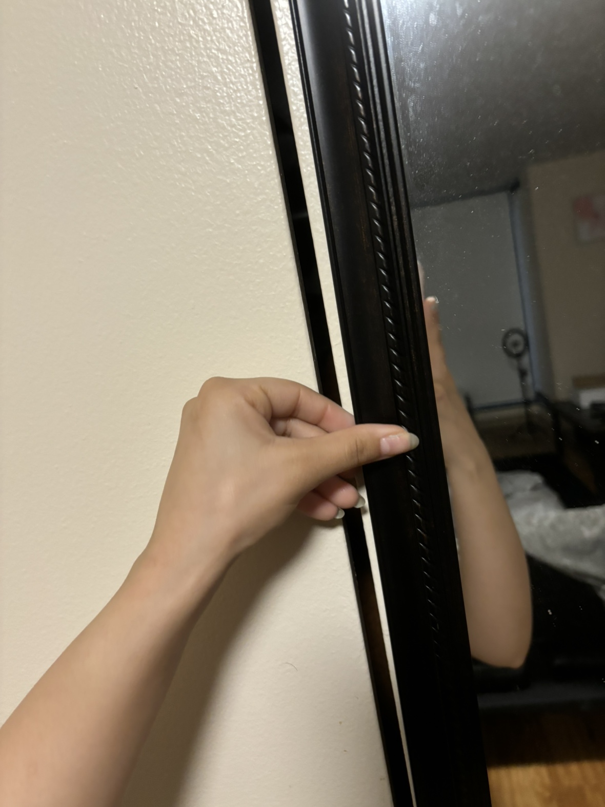 Hanging Full Length Black Mirror - photo 3