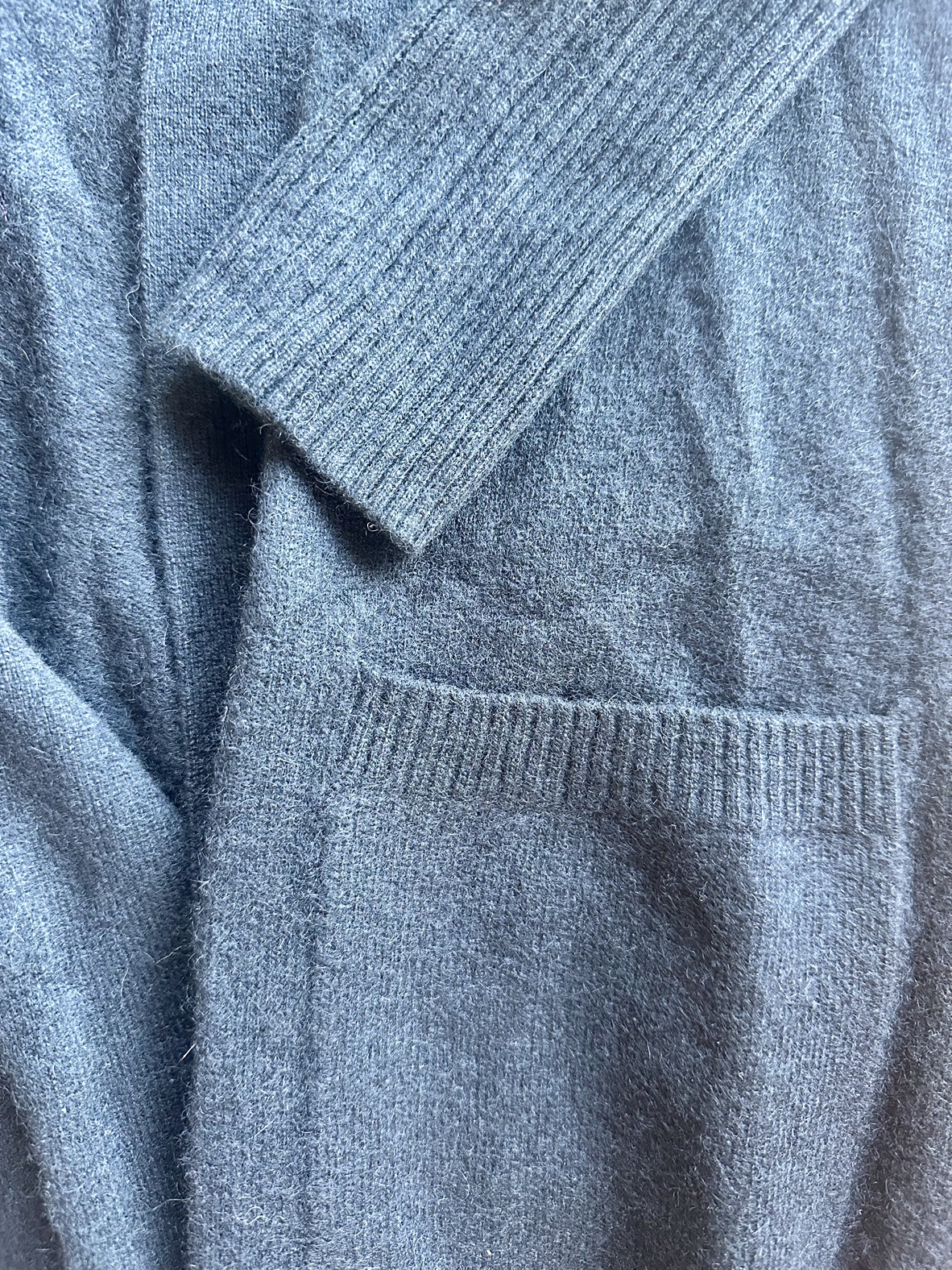 Lord and Taylor Black Cashmere Open Cardigan - photo 4