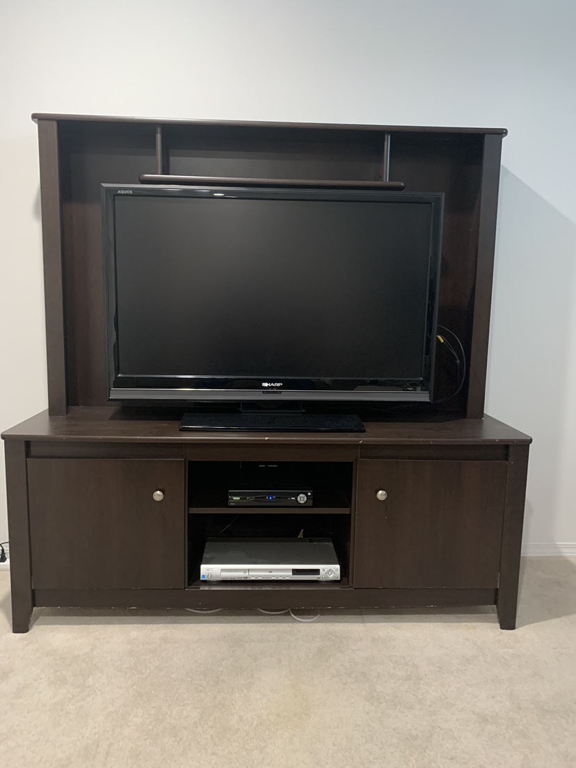 TV with Entertainment Center