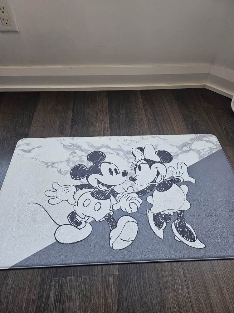 Mickey and Minnie Mouse mat
