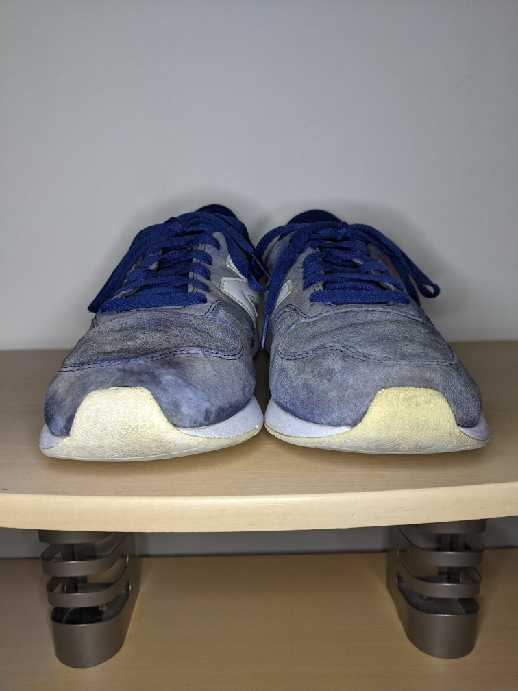 NEW BALANCE LIFESTYLE REVLITE BLUE WHITE SUEDE Sz 10.5 Shoes image indicator(2)