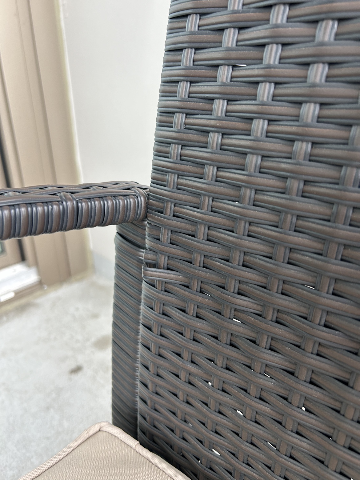 4 Pieces Patio Set with Loveseat Sofas and Coffee Table image indicator(4)