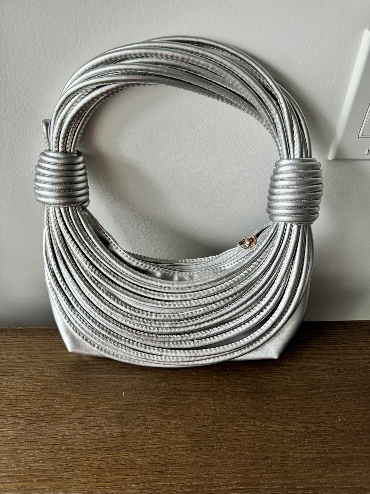 Silver handbag - photo 2